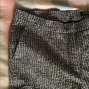 Black and white pants